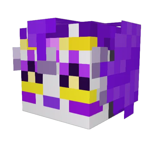 Skyler_The_God Minecraft avatar head, 3D render