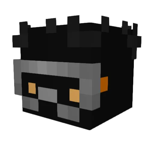 Skylikz Minecraft avatar head, 3D render