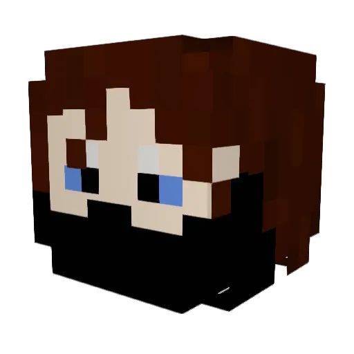Skylinde3 Minecraft avatar head, 3D render