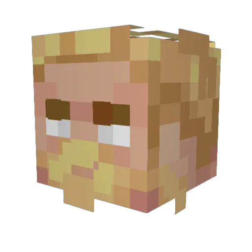 SkylineGG Minecraft avatar head, 3D render