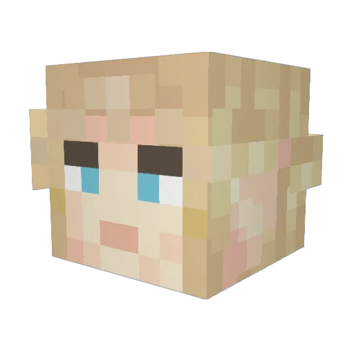 Skylis_Rune Minecraft avatar head, 3D render