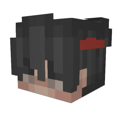 Skylives Minecraft avatar head, 3D render