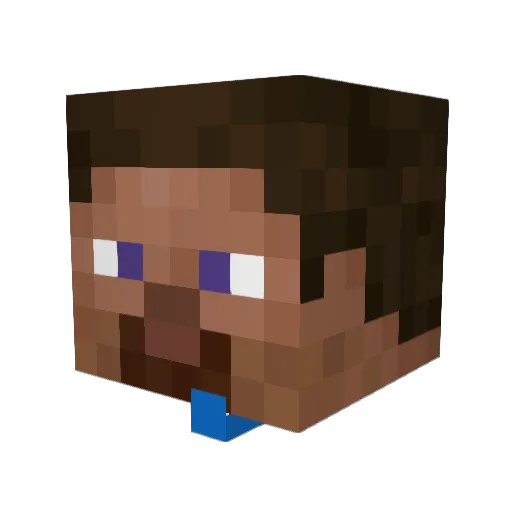 Skyliytb Minecraft avatar head, 3D render