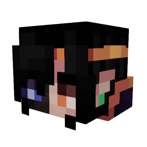 Skyllusions Minecraft avatar head, 3D render