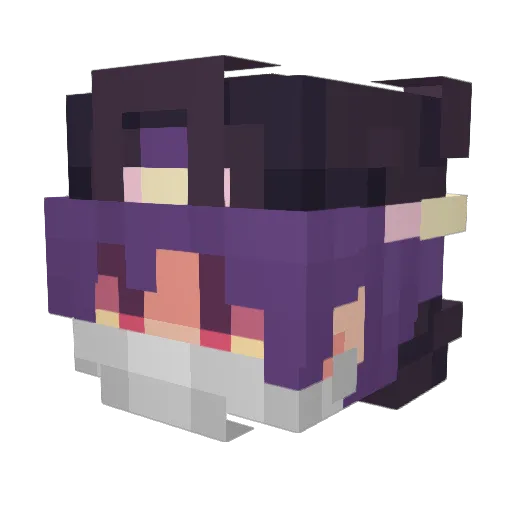 Skyloose60 Minecraft avatar head, 3D render