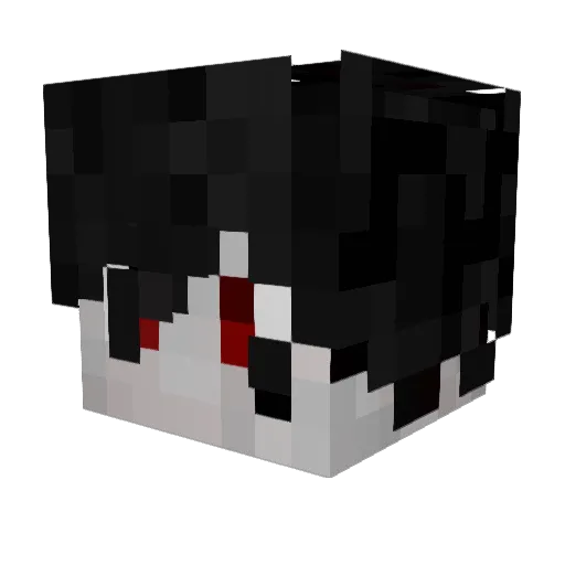 SkylordHD Minecraft avatar head, 3D render