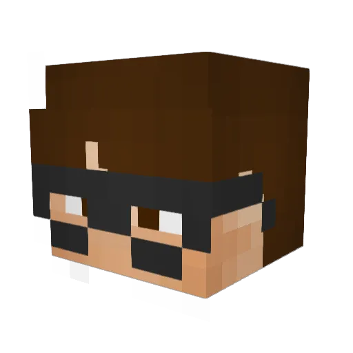 Skylord_WaK Minecraft avatar head, 3D render