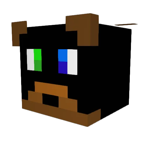 Skylox2000 Minecraft avatar head, 3D render