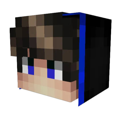 SkymaiAlt6448 Minecraft avatar head, 3D render