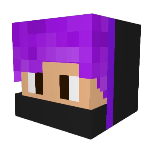 Skymaster6832 Minecraft avatar head, 3D render