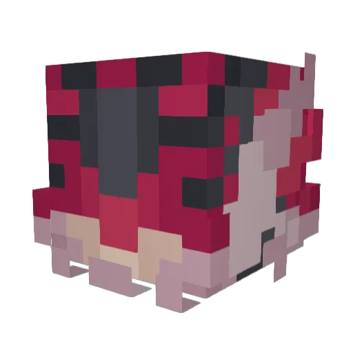 Skynam Minecraft avatar head, 3D render