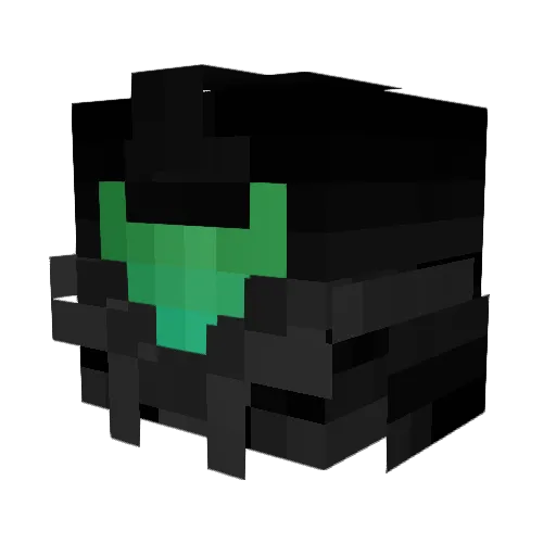 Skyninja418 Minecraft avatar head, 3D render