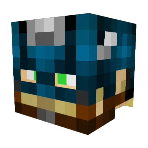 Skyone20 Minecraft avatar head, 3D render