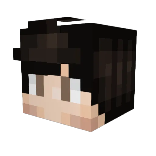 Skypot97 Minecraft avatar head, 3D render