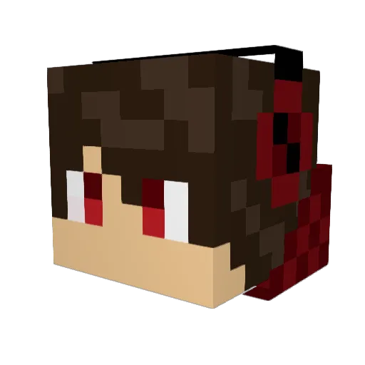 Skyshotel Minecraft avatar head, 3D render