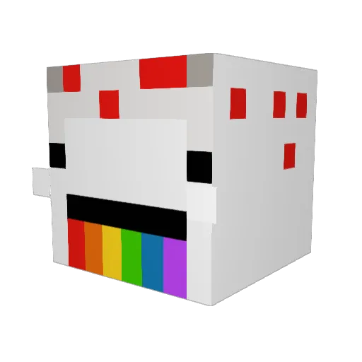 Skyskr4per Minecraft avatar head, 3D render