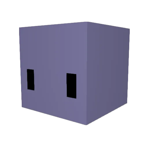 Skysvibe Minecraft avatar head, 3D render