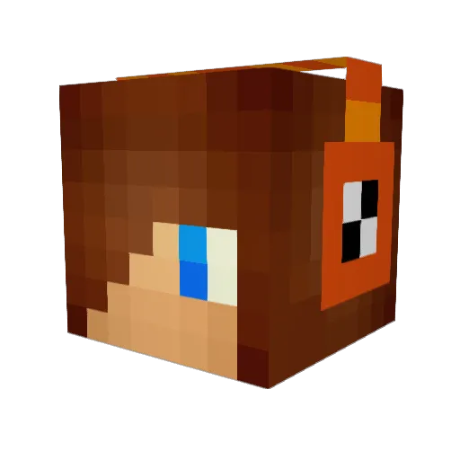 Skyswifter123 Minecraft avatar head, 3D render