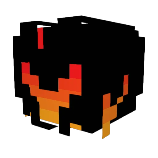 Skytaka Minecraft avatar head, 3D render