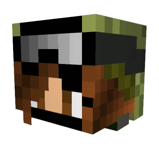 Skytiger026 Minecraft avatar head, 3D render