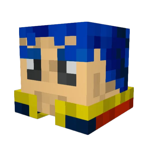 SkywardShield Minecraft avatar head, 3D render