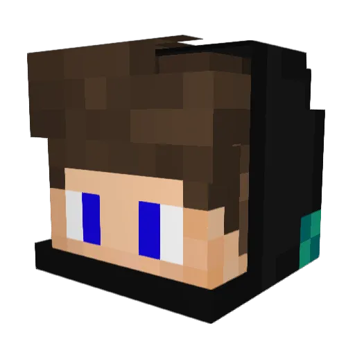 Skywu991231 Minecraft avatar head, 3D render