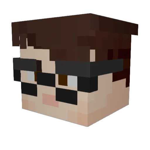 Skyy_y Minecraft avatar head, 3D render