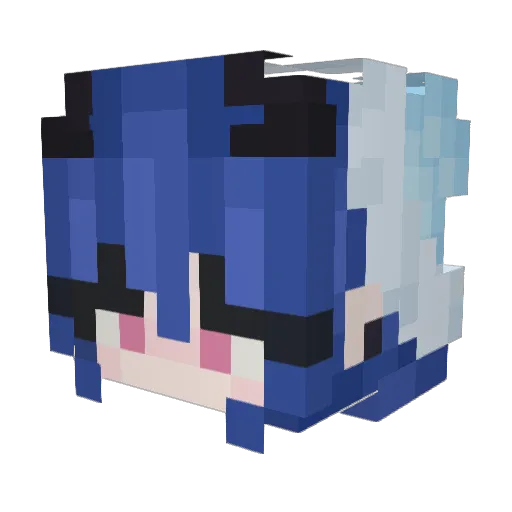 Skyylxr Minecraft avatar head, 3D render