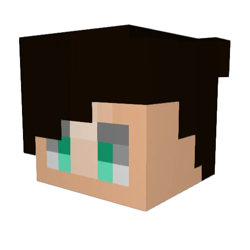 Skyymcgamer Minecraft avatar head, 3D render