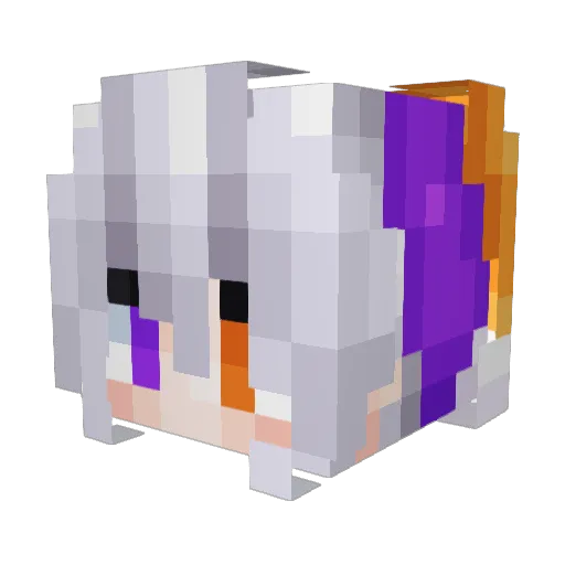 SkyzChannel Minecraft avatar head, 3D render