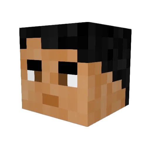 Skyze32 Minecraft avatar head, 3D render