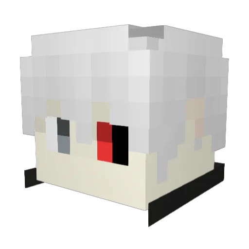 Skyzinxz Minecraft avatar head, 3D render