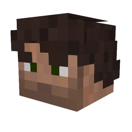 Skyzo_tw Minecraft avatar head, 3D render