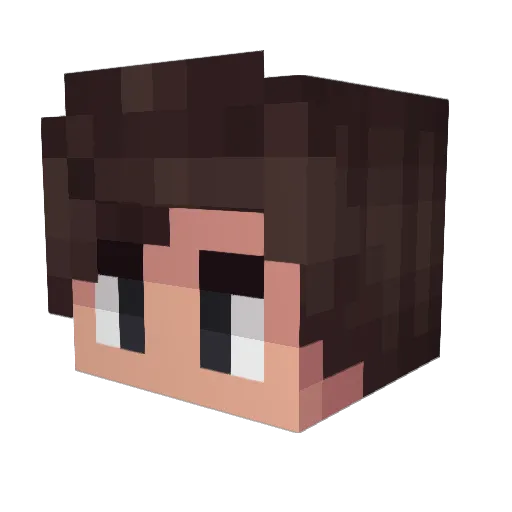 Sl1m190 Minecraft avatar head, 3D render