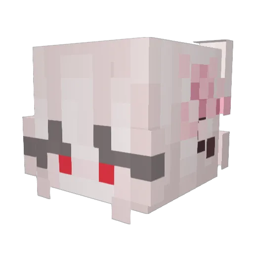 Sl1zoxBladeg7w Minecraft avatar head, 3D render