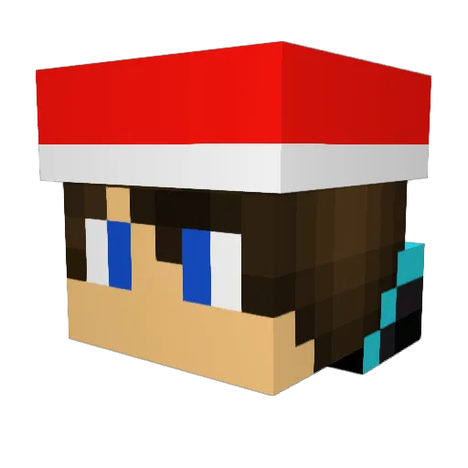 Sl4sher15 Minecraft avatar head, 3D render