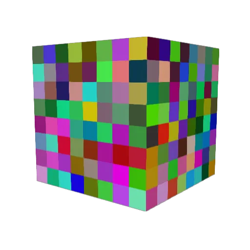 SlRI Minecraft avatar head, 3D render