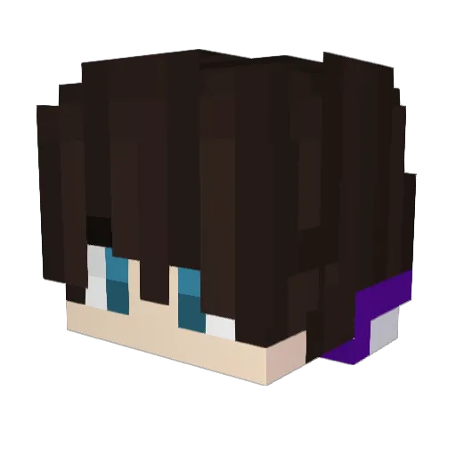 SlXOXONHOOOOOO Minecraft avatar head, 3D render