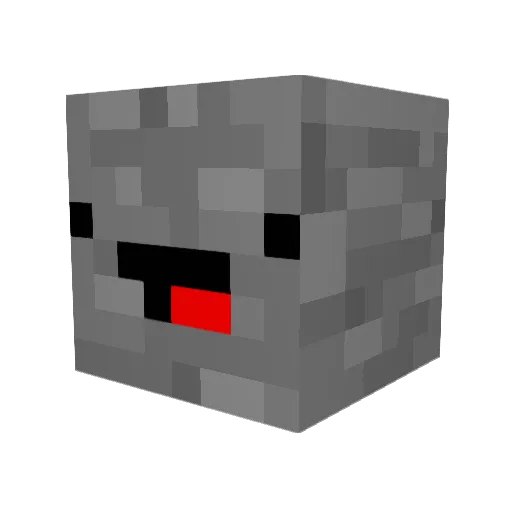 SlaY14 Minecraft avatar head, 3D render