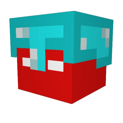 SlaYerXY Minecraft avatar head, 3D render