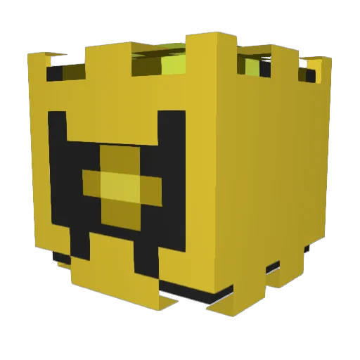 SlaZeOrix Minecraft avatar head, 3D render