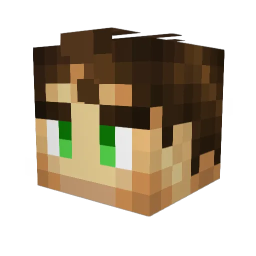 Slade83 Minecraft avatar head, 3D render