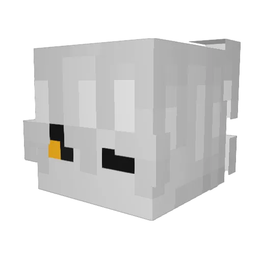 SladeHolmes Minecraft avatar head, 3D render