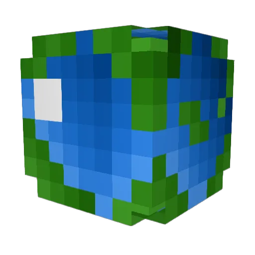 SladeOfThrees Minecraft avatar head, 3D render