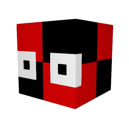 Slade_Silver Minecraft avatar head, 3D render