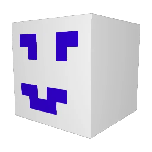 SladkaPrdelka Minecraft avatar head, 3D render