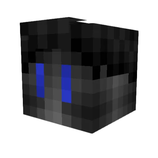 SlaffyTop4ik Minecraft avatar head, 3D render