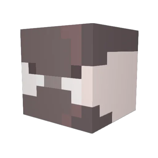 Slagomizer Minecraft avatar head, 3D render