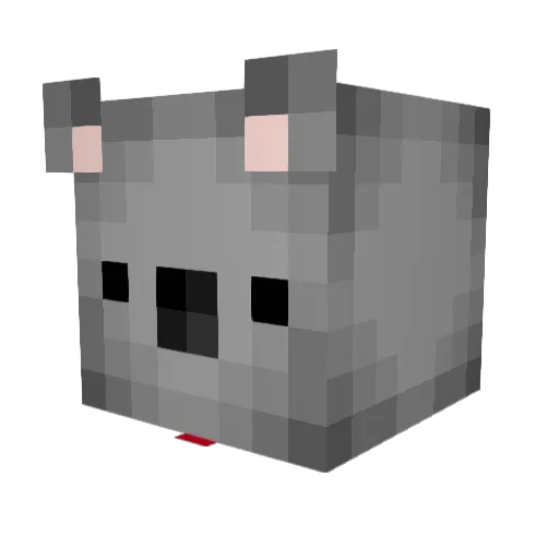 SlainByPanda Minecraft avatar head, 3D render