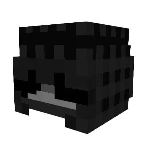 SlakeGER Minecraft avatar head, 3D render
